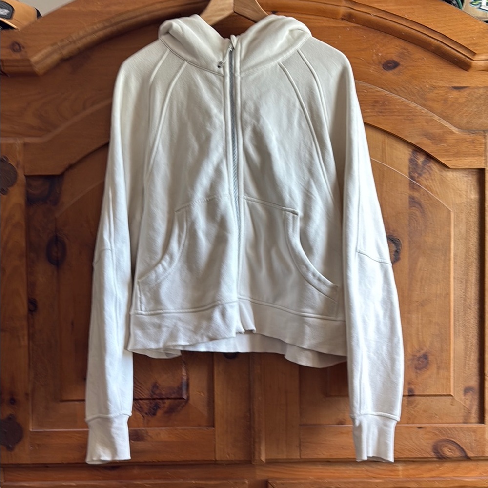 Women's Lululemon Scuba Cream Hoodie